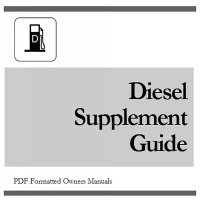 Thumbnail 2011 CHEVY / CHEVROLET Silverado 3500 Duramax DIESEL Supplement Owners Manual
